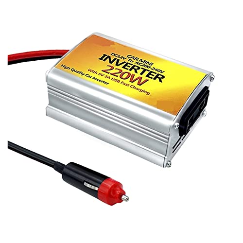 Fuente de alimentación CC variable, 18 0W 220W Convertidor de voltaje del inversor de alimentación del automóvil USB Adaptador de automóvil Convertidor Auto Cargador Auto Mini Inverters de onda sinuso