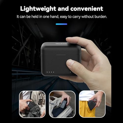 Image of TELESIN Insta 360 X4 Battery Charging Box with Dual Card Slot & Portioned Storage, Fast Charger Hub for Insta 360 X4, Quick Portable 2 Channel Battery Charge Storage Station