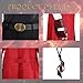 EOUCUYA Dante Cosplay Costume Set Men's Cosplay Red Trench Coat with Wig Halloween Cosplay Costume for Adult