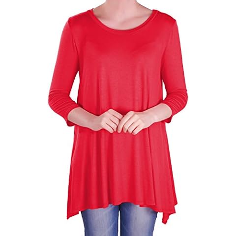 Eye Catch Red Flared Tunic Top Size 22-24 Cover