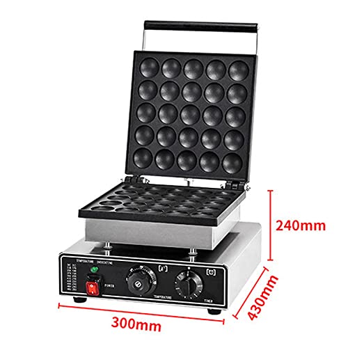 Máquina eléctrica para Hacer panqueques: sartén Antiadherente para Waffles y panqueques, 1750 W para cocinar fácilmente en casa, restaurantes y Bares de bocadillos.,