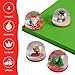THE TWIDDLERS - 4 Mini Christmas Snow Globes, 2 Inch - Assorted Xmas Festive Designs for Stocking Fillers Party Gift Bags Ornaments and Decorations