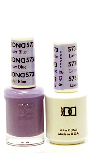 DND Daisy Duo Soak off Gel and Matching Nail Polish - 2016 Collection + Buy 2 colors get 1 FREE airbrush Stencil - (573 - LAVENDER BLUE)