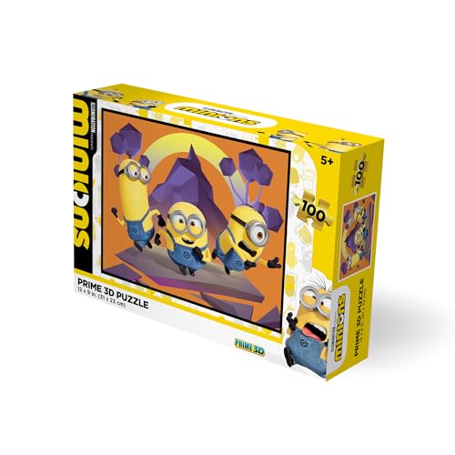 Prime 3D Universal Minions, 100-Piece 3D Jigsaw Puzzle, 12x9 by PRIME3D - Used condition - Image 2