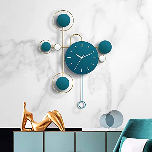 Horloge murale à pendule silencieuse design moderne et minimaliste