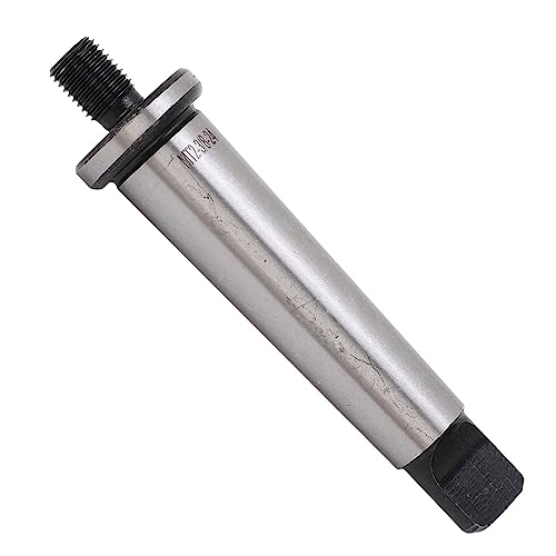 3/8in Drill Chuck Arbor, Manganese Steel Oxidation 3/8in?24 Threaded Drill Chuck Arbor MT2 for Milling Boring