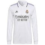 adidas Real Madrid Home Men's L/S Jersey 22/23 (3XL) White