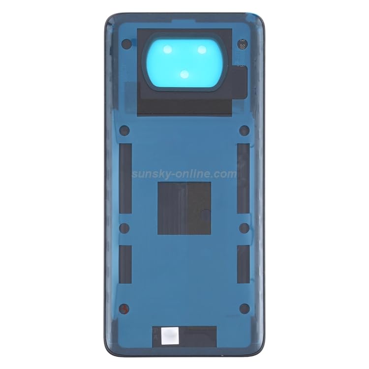 Cache Batterie Arrière Pour Xiaomi Poco X3 - Coque Vitre Transparente Multicolore, Neuve