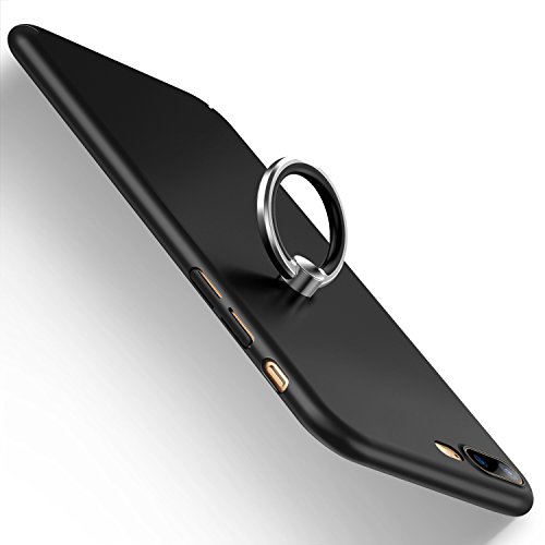 This Product Will be Matched to: iPhone 7 Plus Case, HUMIXX Ring and Kickstand 2-in-1 Cover Thin Sleek Fully Protective Matt Finish Hard Case