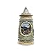 “Summer In Germany” Essence of Europe Gifts E.H.G. Collectible Ceramic Beer Stein with metal lid (#1 in Collection of Four Steins)