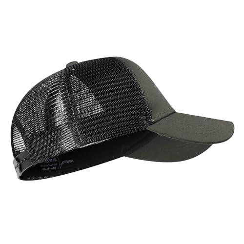 Image of VIONLAN Baseball Cap American Flag Trucker Hat for Men Women 3D Embossed Logo Adjustable Outdoor Mesh Snapback Hat