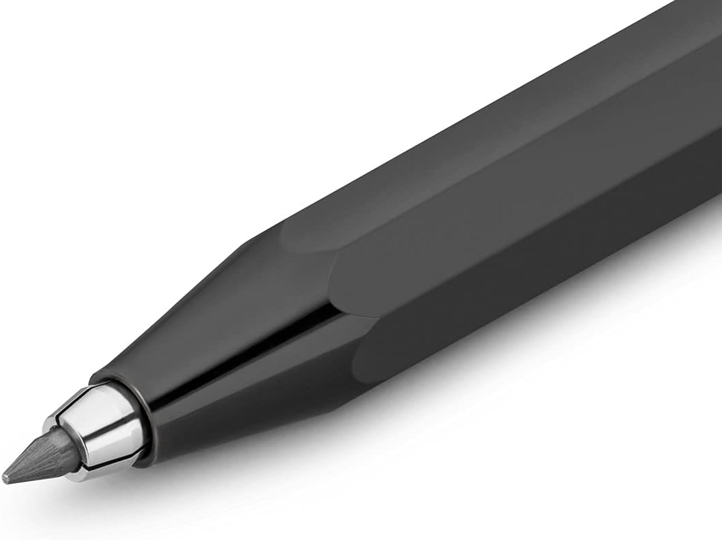 Kaweco SKYLINE SPORT Clutch Pencil Black 3.2 mm 5B with 0.7 mm Lead Refill I Pencil 10.5 cm