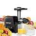 Produktbild Entsafter Kauen Slow Juicer, Meykey BPA Frei Entsafter Gemüse und Obst, langsam Drehender Entsafter und Saftauffangbehälter und Reinigungsbürste, Ruhiger Motor & Umkehrfunktion [150 Watt]