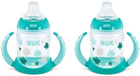 NUK Learner Silicone Cup, 5 Oz, 2-Pack, Clouds & Stars