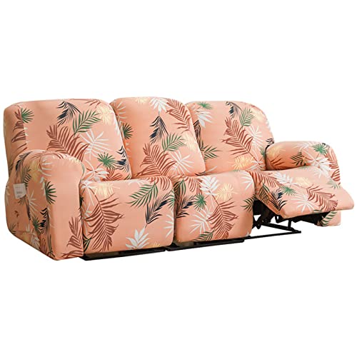 Funda reclinable para sofá de 3 plazas lavable para renovar y proteger salones familiares 2