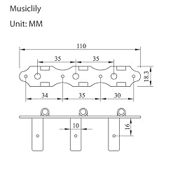 Musiclily Pro 3+3 Style Baker Guitare Tuners Mécaniques pour Guitare Classique - Les Beatles, Paul McCartney, John Lennon, RIngo Starr, George Harrison Musiclily Pro 3+3 Style Baker Guitare Tuners Mécaniques pour Guitare Classique – Image 4