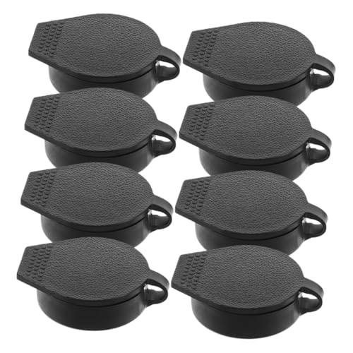 HOMSFOU 8piezas Tapas Antipolvo Para Cerradura Puerta Unidades Resistentes Al Agua Para Cajas Eléctricas Exteriores Protección Para Armarios De Distribución y Control Color Negro