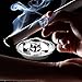 MOTRING Moxa Roll Stick Extinguisher Holder with Ash Collector Tray Dish Stable Base Moxa Tool