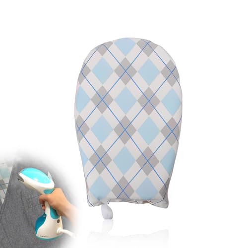 SULIUDAJI 1 Stück Bügelhandschuh, Bügelhilfe mit einer hitzeabweisenden Oberfläche, Bügelkissen aus 100% Baumwolle, Ärmelhilfe zum schnellen Bügeln, blau