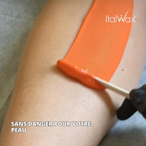 Italwax Top Line Coral - 450g - Perles de cire pelable pour l'épilation sans bandes - sans colophane idéale pour les peaux sensibles - Recommandé pour la zone maillot et les aisselles - Sans parfum – vue 7