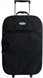Mala de viagem 23Kg Forrada e Resistente (Preto)