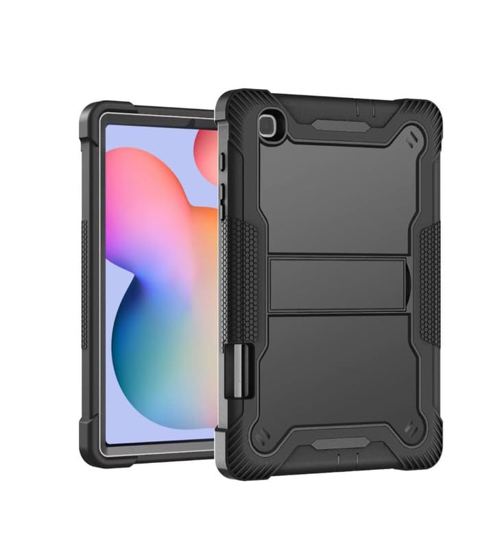 Image of WHITBULL 3 Layer Armor case Cover with Kickstand Compatible with Samsung Galaxy Tab A9 Plus /Tab A9+ / Samsung Galaxy Tab A11 Plus /Tab A11+ (11 inch) (Black)