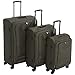 Produktbild AmazonBasics - Premium-Weichschalen-Trolley mit TSA-Schloss, erweiterbar, 3-teiliges Set à (53 cm, 64 cm, 74 cm), Olivgrün