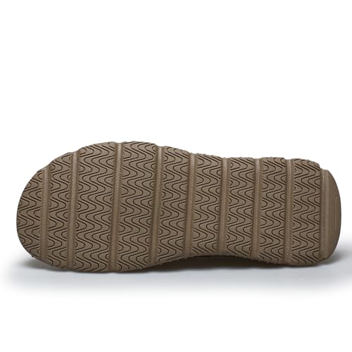 Men's Classic Moccasins Leather Slip-on Loafers Buckle Detail Comfort Sole Handmade Casual Flat Driving Shoes3