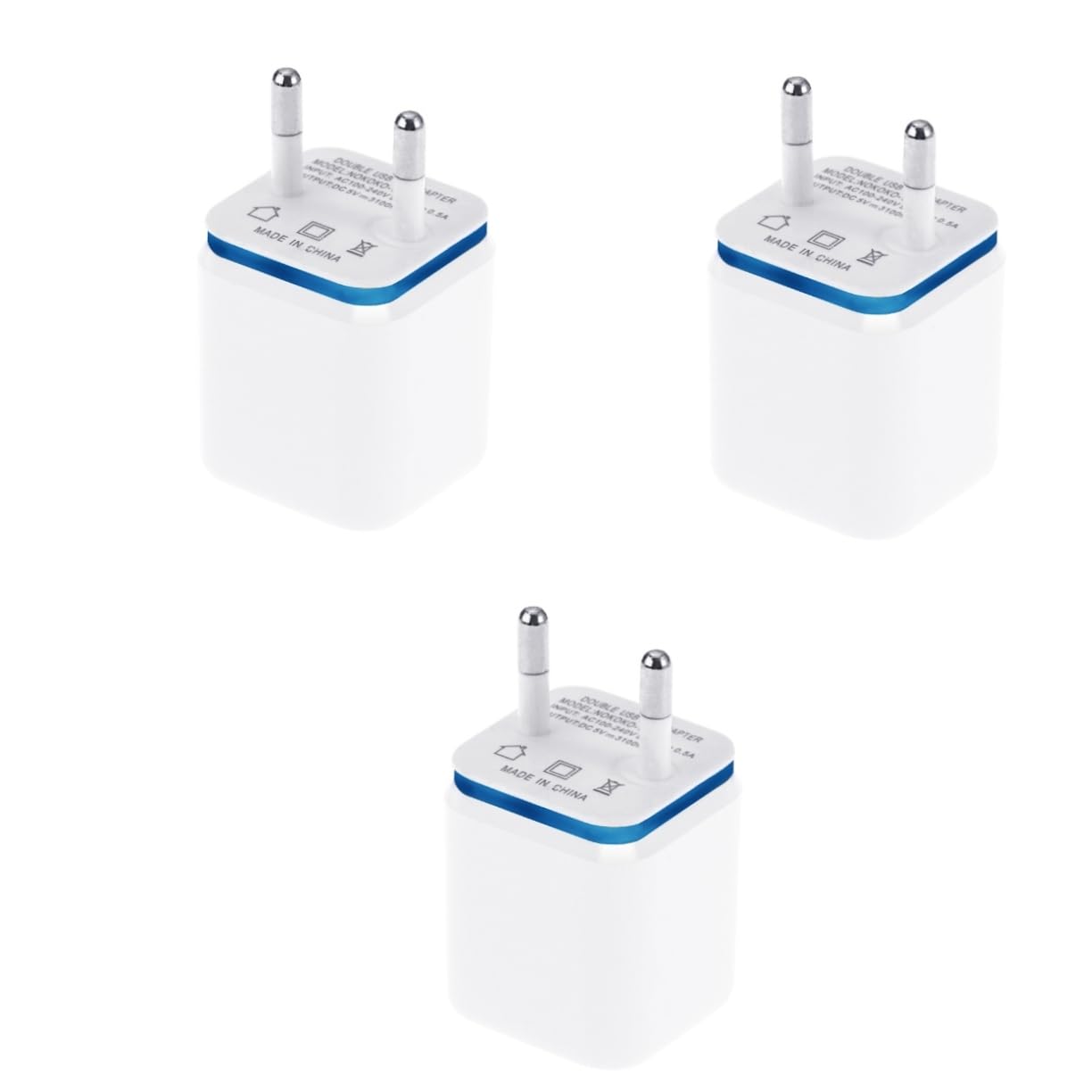 Cargador de teléfono con 3 puertos USB de carga múltiple simultánea 8