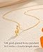 OBSUN Music Gifts for Women Music Note Necklace Gold Treble Clef Necklace Gifts for Music Lovers (Music Note)