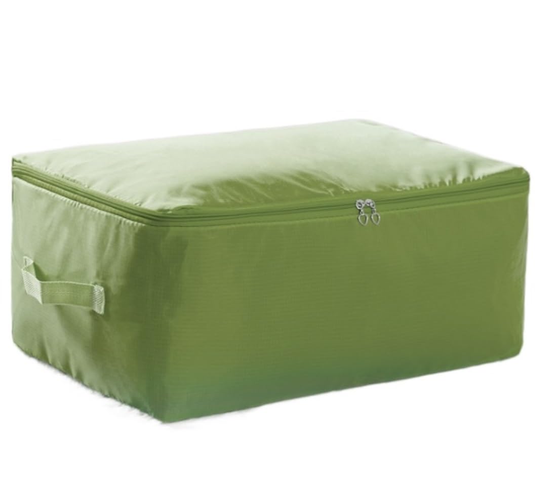 Bolsas Almacenaje Ropa Bolsa Organizadora De Ropa Plegable Portátil, Edredones De Gran Capacidad A Prueba De Polvo, Mantas, Almohada De Cama Organizador Armario para Edredones(A,70 * 50 * 30cm)