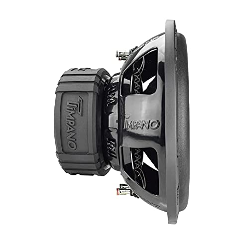 TIMPANO 12 Inch Subwoofer D4 1600 Watts Max Power Dual 4 Ohm, Subwoofer Car Audio 12 Inch 16 mm Xmax, TPT-T1500-12 D4, 2.6 In Voice Coil Double Stacked Magnet Sub woofer for Car Audio Systems (Single) - Thumbnail 5