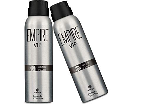 Kit 02 Desodorantes Empire Vip 90g/150ml