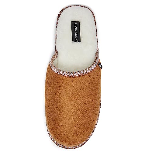 Pantoufles en mousse à mémoire de forme Lucky Brand avec semelle en caoutchouc pour homme