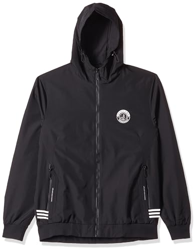 Image of Qube By Fort Collins Men's Regular Fit Windbreaker Jacket - All-Weather & Winter Protection, Lightweight & Windproof