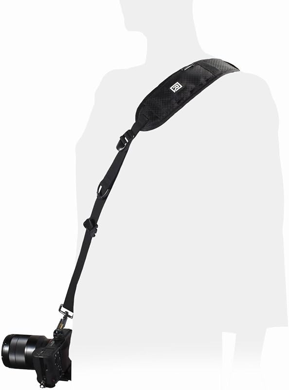 RS-4 Retro Classic, diseño original de cabestrillo para cámara, correa para cámaras DSLR, SLR y sin espejo, para fotógrafos diestros y zurdos, con ajustador de longitud de cabestrillo sobre la marcha