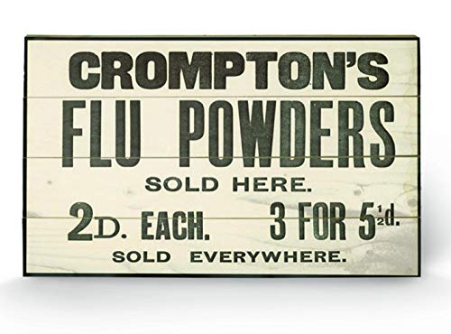 Compton's Flu Powder tableau sur bois grand format Pyramid International décoration murale geek