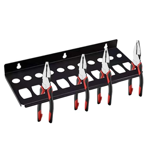 Support de pince | Organisateur d'outils mural robuste pour clés, tendeurs, écrous de serrage, tournevis, burins, outils de levier pour atelier, bureau, établi