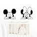 Mickey autocollant Mural Animal souris Stickers muraux pour Cool adolescent chambre décor accessoires décalcomanies