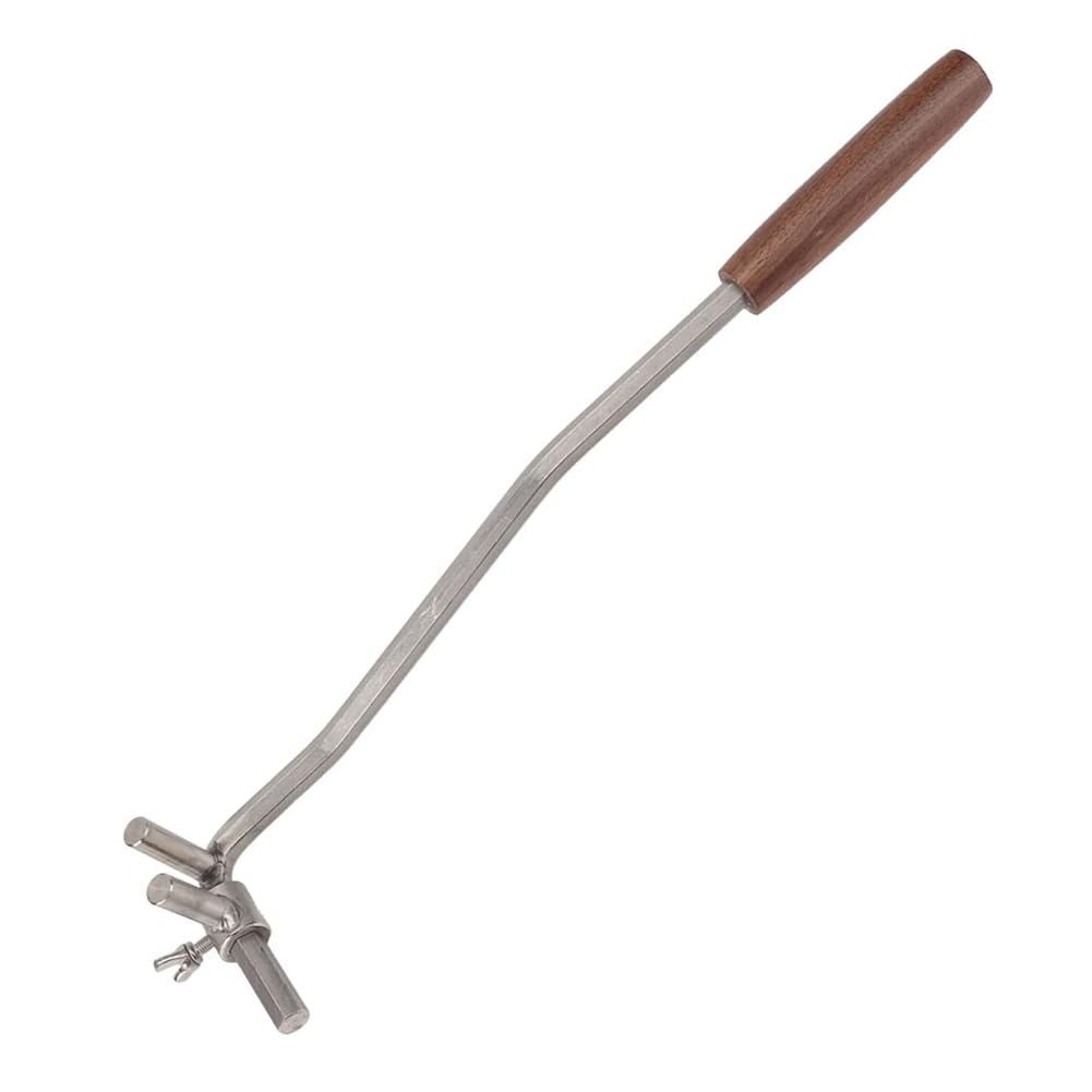 Udsknv[Ksl As Shown Stainless Steel For Shaping Garden Bonsai Bending Tool M10 10Mm Pruner With Walnut Handle For Shaping Branches