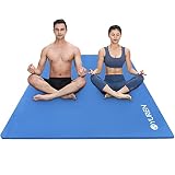 RYTMAT Yogamatte XXL Breit 200x120cm 10mm Dicke NBR Sportmatte Fitnessmatte Rutschfest Gymnastikmatte Groß für Pilates Gym Training