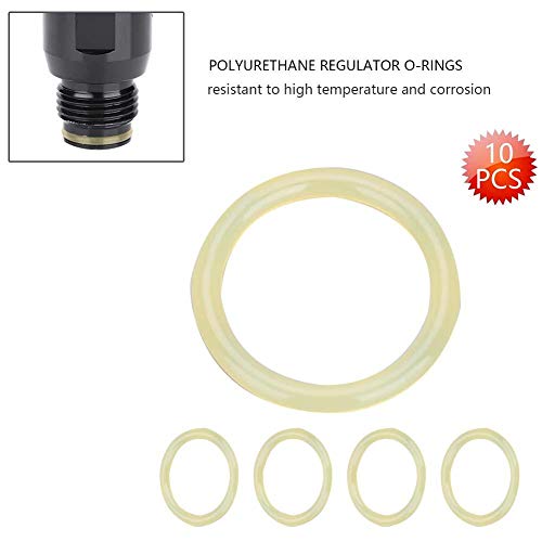 Fictory Paintball O-Ringe, Polyurethan, 10 Stück, Beige, 13,8 x 1,9 mm, für Paintball Pistole CO2 Lufttank
