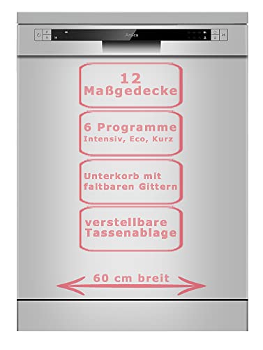 Standgeschirrspüler AMICA GSP 542 010-1 SI