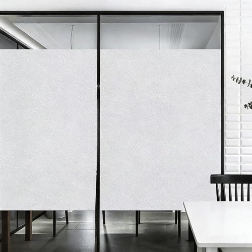Film électrostatique vitre mat pur 90x1000 cm pour fenêtre