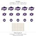 Big Dot of Happiness Purple 2026 Graduation Party Centerpiece Sticks - Table Toppers - Set of 15