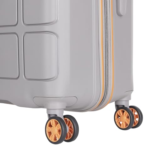 Image of Kamiliant American Tourister Harrier Zing 3-Piece Luggage Set - 56, 68 & 78 Cm (PP) Hard-Sided 8-Wheel Spinner Suitcases /Trolley Bag (Small, Medium & Large) in Light Grey