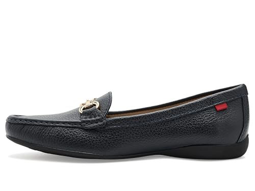 Image of Women's Genuine Leather Slip on Buckle Loafer