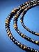 Jovivi 8mm Mens Healing Crystal Black Obsidian Tigers Eye Hematite Beaded Necklace Natural Stone Beads Necklace Triple Protection Jewelry Gifts for Men Stress Relief,Balance