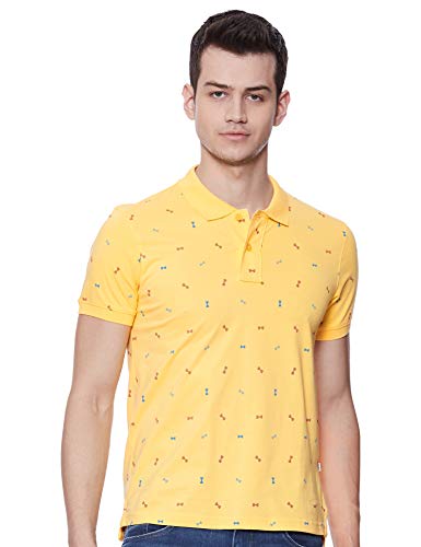 Aero Jeans Men’S Plain Regular Fit Polo (Aotsm3632730_Pink_M)