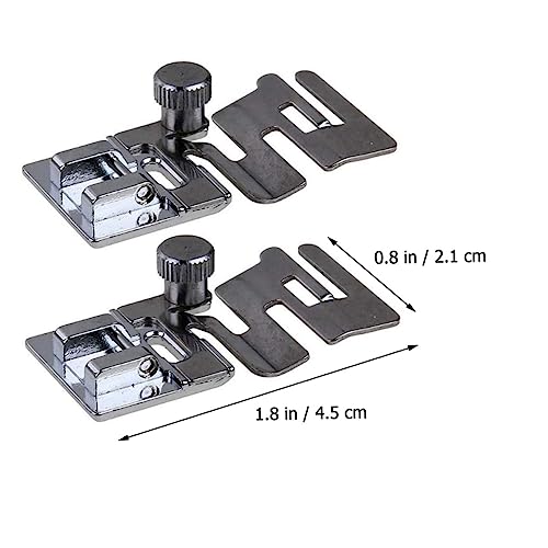 2 piezas de prensatelas para máquina de coser TEHAUX miniatura 5